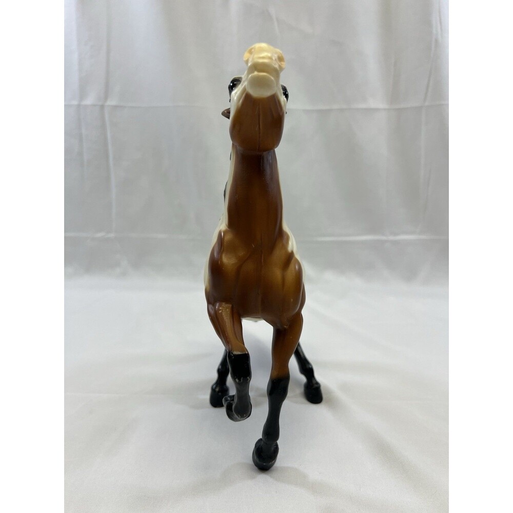 Vintage 1990-91 Breyer #828 Overo Paint American Mustang Semi-Rearing Stallion - Picture 2 of 10